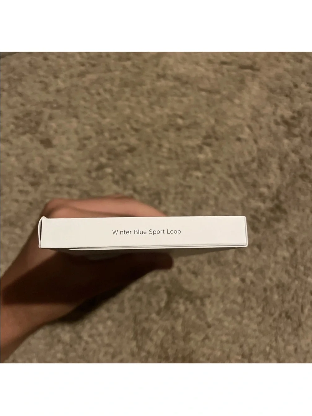 Apple Silver Smartwatch with Light Blue Woven Band